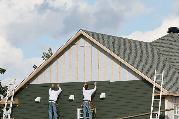 Professional Wood Siding technician working in Fayetteville, NC